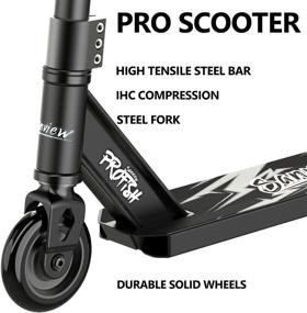 img 4 attached to 🛴 High-Performance Pro Stunt Scooters Freestyle – Ideal for Kids, Boys, Girls, and Teens