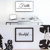 🎨 enhance your décor with 19-piece diy word stencil template set: inspirational quotes, gratitude, faith, and more! logo