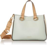 calvin klein novelty shopper celery women's handbags & wallets logo