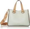 calvin klein novelty shopper celery women's handbags & wallets logo