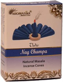 img 2 attached to ARO VATIKA Vedic Assorted Natural Masala Incense Cones: Elevate Your Spiritual Experience with Sandalwood, Rose, 7Chakra, White Sage, Palo Santo, Patchouli, African Musk, Dragons Blood, Lavender, Benzoin, Nag Champa, Spiritual Love