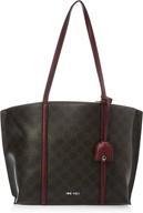 nine west barnette tote black logo