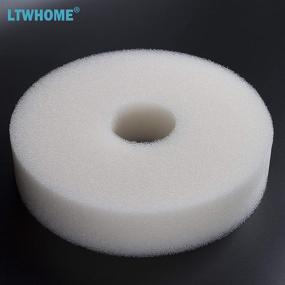 img 2 attached to 💧 Enhance Your Water Filtration with LTWHOME Compatible Foam Sponge Filter Media for Laguna Pressure-Flo 2100 UVC Filter (Pack of 4)