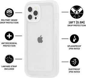 img 2 attached to PELICAN - MARINE ACTIVE Series - Case For IPhone 12 And IPhone 12 Pro (5G) - 18 Ft Drop Protection - Lanyard Strap - 6