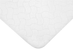 img 3 attached to 🛏️ American Baby Company Waterproof Quilt-Like Flat Reusable Multi-use Mattress Pad for Babies, Adults, and Pets - White, 27x36 Inch (Pack of 1): Ultimate Protection for All!