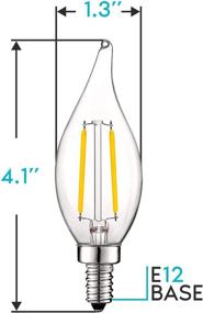 img 2 attached to 🕯️ Efficient and Versatile Candelabra Dimmable Chandelier: Industrial Electrical Filament Equivalent