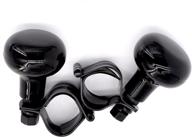 rebel mettle power handle - set of 2, black - car steering wheel suicide spinner knob for all vehicles: car, truck, van, forklift, mower, tractor, farm/heavy equipment, and more - easy turn steering ball logo