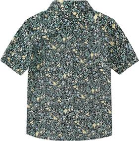 img 3 attached to SSLR Hawaiian Cotton Casual Sleeve Boys' Clothing ~ Tops, Tees & Shirts