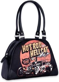 img 1 attached to Hotrod Hellcat Bowler Purse Baron