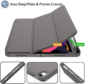 img 2 attached to ZryXal IPad Air 4 Case 2020 With Pencil Holder Tablet Accessories