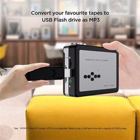 img 2 attached to 🎧 Ezcap USB Cassette Tape to MP3 Converter: Digitize Your Tapes to USB Flash Drive Effortlessly, No Computer Needed