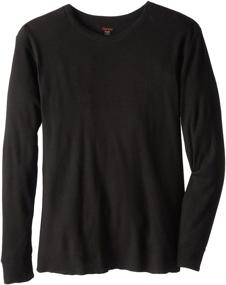 img 1 attached to Hanes X Temp Thermal Shirt - Size Small, Black - Men's Clothing Option