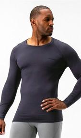 img 3 attached to 👕 DEVOPS 2-Pack Men's Thermal Compression Shirts with Long Sleeves