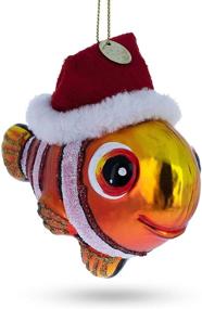 img 3 attached to BestPysanky Clownfish Santa Christmas Ornament