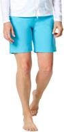 black xl uv skinz upf50 women's shorts - women's clothing, swimsuits, and cover ups logo