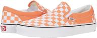 👟 вансы унисекс классические кроссовки checkerboard slip-on мужская обувь: комфорт и стиль в одном логотип