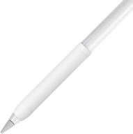 🖊️ grip holder for apple pencil - compatible with apple pen 1st gen & ipad pencil 2nd gen - white accessories logo