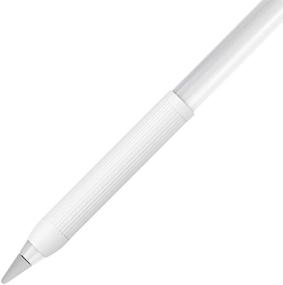 img 4 attached to 🖊️ Grip Holder for Apple Pencil - Compatible with Apple Pen 1st Gen & iPad Pencil 2nd Gen - White Accessories