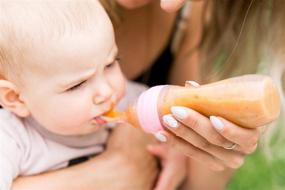 img 1 attached to Haakaa Silicone Baby Food Feeding Spoon: Stylish Grey Design for Hassle-free Feeding