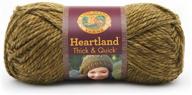 🦁 lion brand heartland thick & quick yarn: discover the perfect shade with joshua tree logo