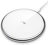 🔌 vebach aluminum fast wireless charger | qi certified charging pad for iphone 12 pro max, 12, 12 mini, se, 11, 11 pro max, xs, xr, 8 | compatible with galaxy s20, s10, s9, s8, note 10, note 9, and more logo