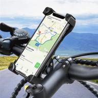 bike phone holder mount, blairemont 360° rotation adjustable anti-shake 🚲 bicycle phone clamp - iphone 12 11 pro max/xr/xs max/8/7/6 compatible logo