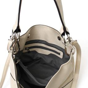 img 1 attached to 👜 Stylish Janin Handbag: Bucket Shoulder Hardware Women's Handbags & Wallets