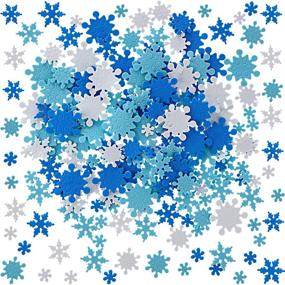 img 3 attached to 💫 Add a Magical Touch to Your Christmas Decor with 500 Pieces of Fresh Style Mini Foam Snowflake Stickers