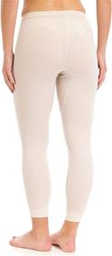 img 1 attached to Indera Women's Performance Rib Knit Thermal Pants with Silvadur Technology