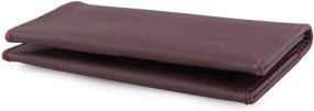 img 1 attached to 👔 Allett Oxblood Leather Business Accessories: Sleek and Sophisticated for Men