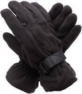 🧤 men's accessories: pierre cardin commuter black gloves logo