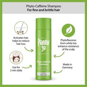 img 3 attached to 🌱 Plantur 39 Phyto Caffeine Shampoo: Nourish Thin Hair and Promote Natural Growth with this Women's Nourishing Formula, Enriched with Niacin, Zinc, and White Tea Extract