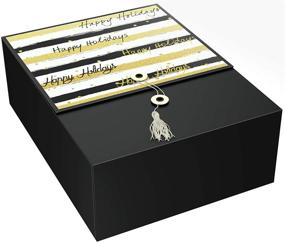 img 4 attached to 🎁 Effortless EZ Gift Box: Karma Stripes Christmas Box - No Wrapping Paper Needed!