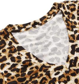 img 1 attached to 🐆 Chic Leopard Bodysuit Stretchy Jumpsuit: A Fashion-Favorite Women's Clothing