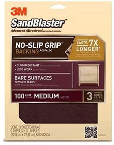 img 2 attached to 3M SandBlaster 100 Grit Sandpaper for Various Surfaces