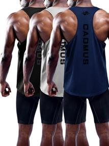 img 4 attached to 🏋️ CADMUS Sleeveless Fitness Running Workout