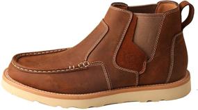 img 3 attached to Men's Twisted MCA0013 Oiled Saddle Size 7.5 Shoes