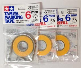 img 1 attached to 🎨 Professional Tamiya Masking Tape Refill - 2Pcs Bundle for Precision Modeling