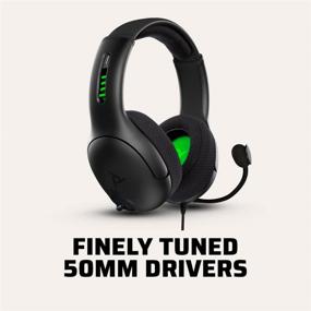 img 3 attached to 🎧 Enhance Your Gaming Experience with PDP Gaming LVL50 Wired Headset: Xbox One, Series X,S - PC, iPad, Mac, Laptop Compatible - Noise Cancelling Mic, Bass Boost, Lightweight, Comfortable Over Ear Headphones - Black