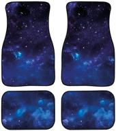 jiueut blue galaxy star sky print universal front &amp logo