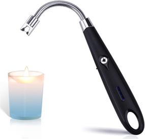 img 4 attached to 🔥 Awtok Rechargeable Electric Lighter with 360° Flexible Long Neck and Safety Switch - Ideal for Candle, Grill, Fireworks, BBQ