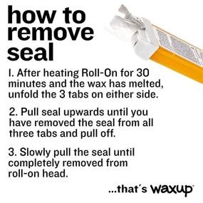 img 2 attached to 🍯 Hair Removal Wax Cartridge: Introducing waxup Honey Roll On Wax, Depilatory Wax Roller Refill for legs and arms in a 4 Pack - 3.52 Ounce each