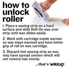 img 1 attached to 🍯 Hair Removal Wax Cartridge: Introducing waxup Honey Roll On Wax, Depilatory Wax Roller Refill for legs and arms in a 4 Pack - 3.52 Ounce each