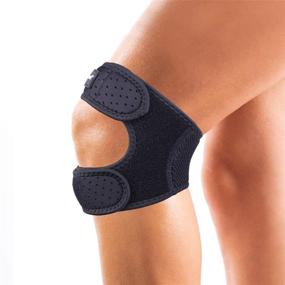 img 4 attached to 🦵 Thx4COPPER Compression Dual Patella Knee Brace with Adjustable Knee Strap Support for Pain Relief, Running, Jumper, Gym, Arthritis, Tendonitis, Injury Recovery, Joint and Muscle Support