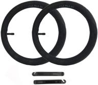 🚲 lotfancy 2 pack 12'' inner tubes for kid bikes and strollers - 1.75/1.95, 12 inch bike tire tube with tire levers logo