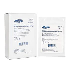 img 4 attached to 🩹 Dukal Oil Emulsion Dressing, 3" W x 8" L (Box of 24) - High-Quality Oil Emulsion Dressings for Efficient Wound Care