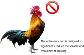 img 2 attached to 🐓 Silent Upgrade Anti Crow Rooster Collar: Noise-Free Chicken Neckband for Peaceful Surroundings - 6 Pieces