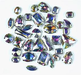 img 4 attached to Crystal Diamante Rhinestone Styles 100Pcs