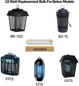 img 3 attached to 🦟 Enhance Bug Zapping Efficiency with DAJOORON 15 Watt Bug Zapper Replacement Bulb - Compatible with Flowtron BK-15D (BF-35), Black Flag BZ-15 (BB-15WHT), & Stinger 15W Bug Killers (UV15, FP15, TZ15)