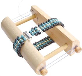 img 1 attached to 📿 Deb Moffett-Hall's Endless Loom Kit: Effortless Bracelet Weaving with No Warp Ends